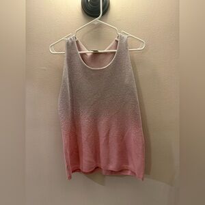 Pink‎ and Gray Women's Sleeveless Top